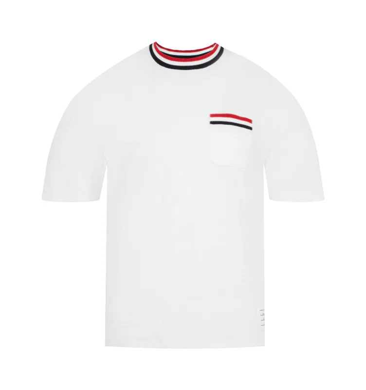 STRIPED TRIM TEE (MENS) sold by Hirshleifers