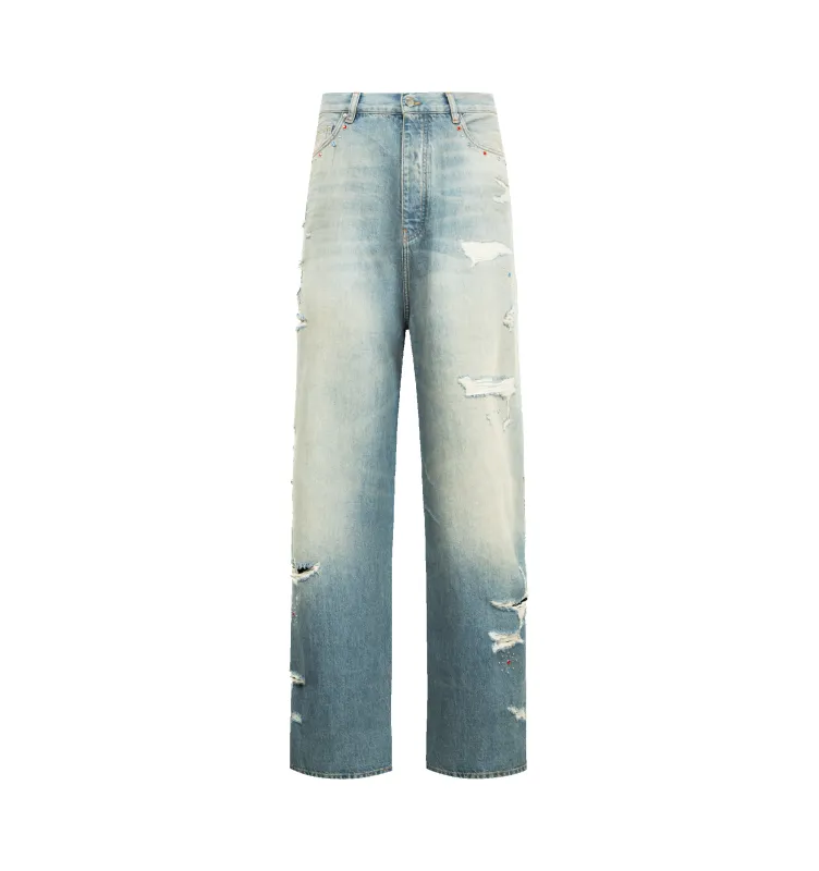BONES STUDDED BAGGY JEAN (MENS) sold by Hirshleifers
