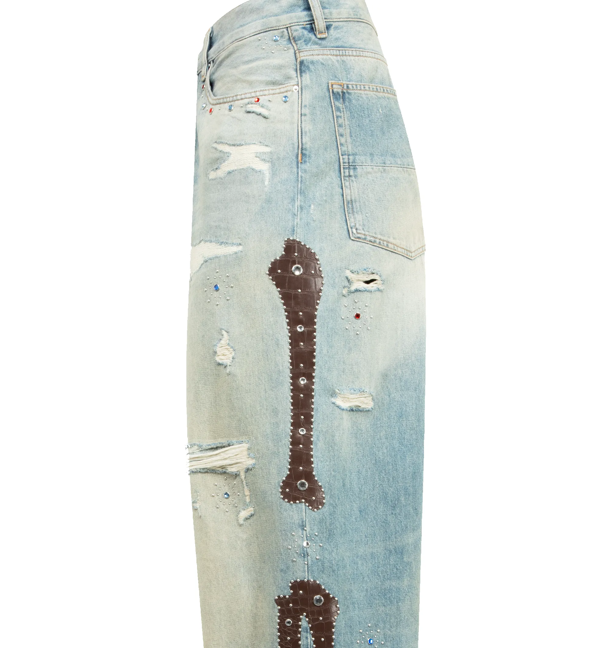 BONES STUDDED BAGGY JEAN (MENS) sold by Hirshleifers product image thumbnail 3