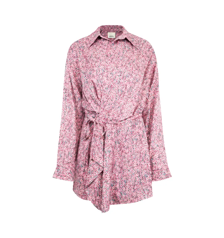 HARMONY SILK JACQUARD SHIRT DRESS (WOMENS) made by Isabel Marant