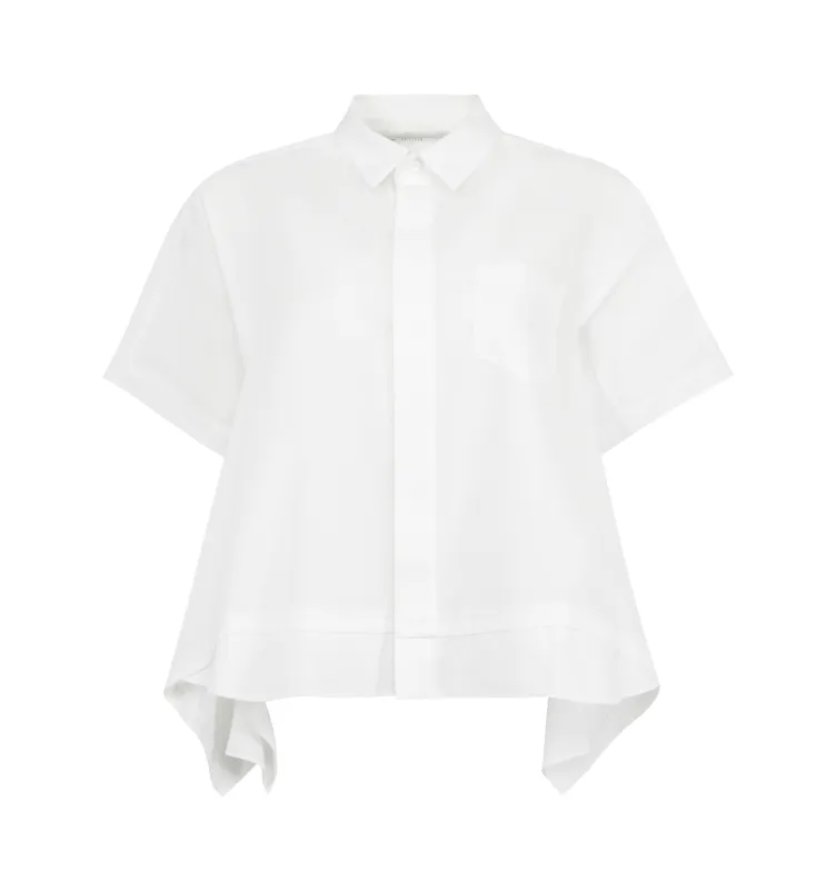 POPLIN SHIRT (WOMENS) made by Sacai
