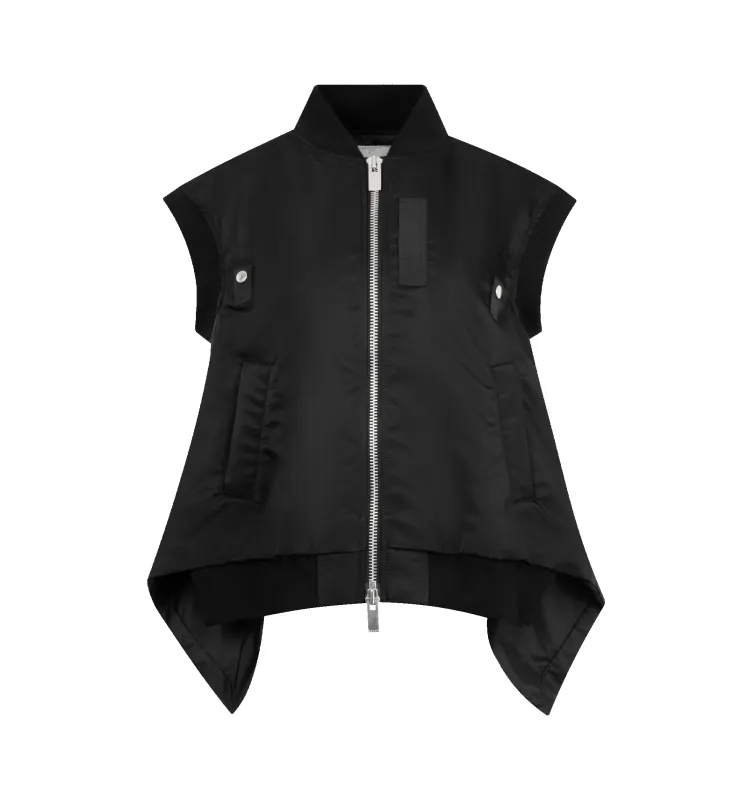 NYLON TWILL VEST (WOMENS) made by Sacai