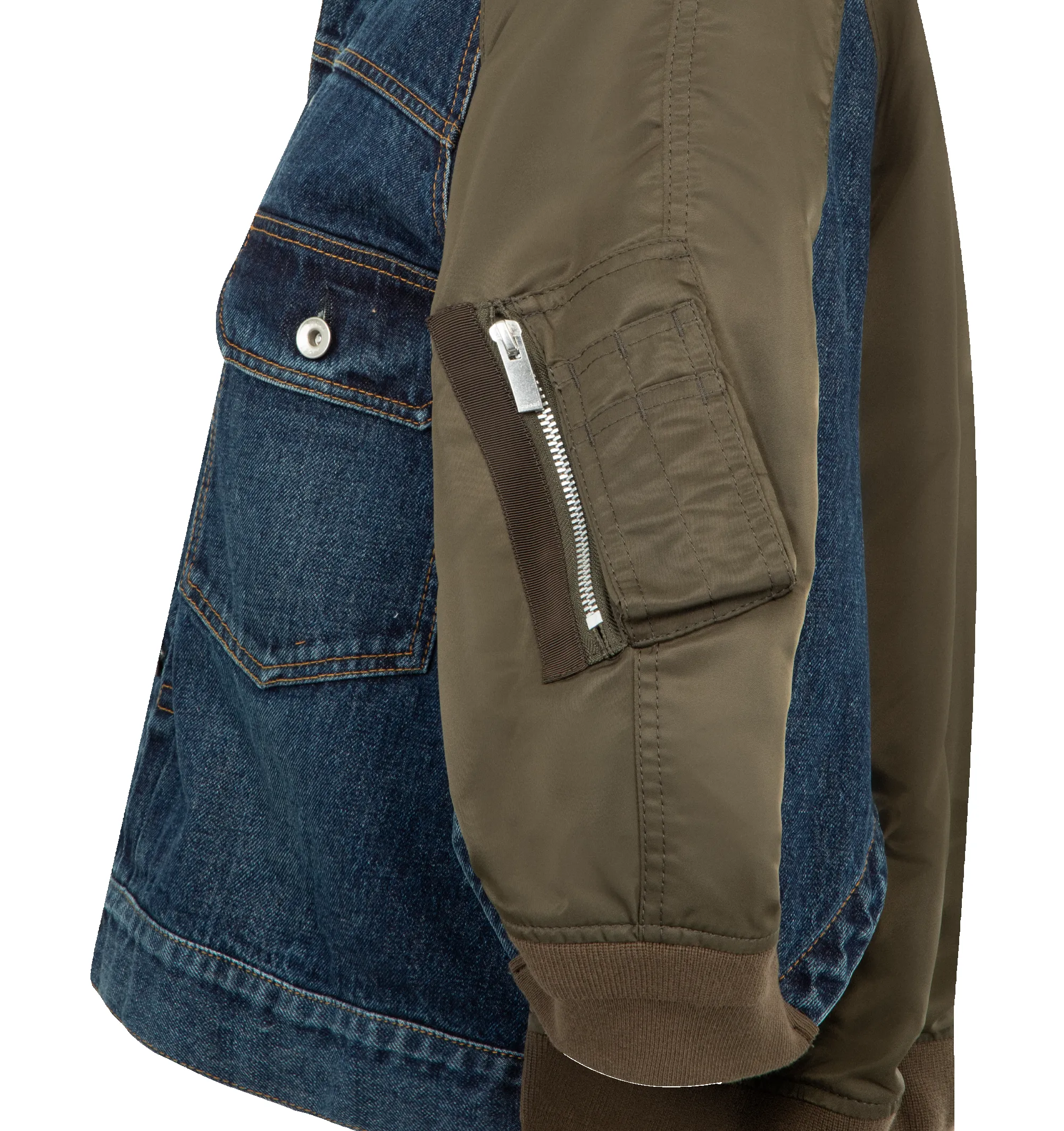 DENIM X NYLON TWILL JACKET (WOMENS) sold by Hirshleifers product image thumbnail 3