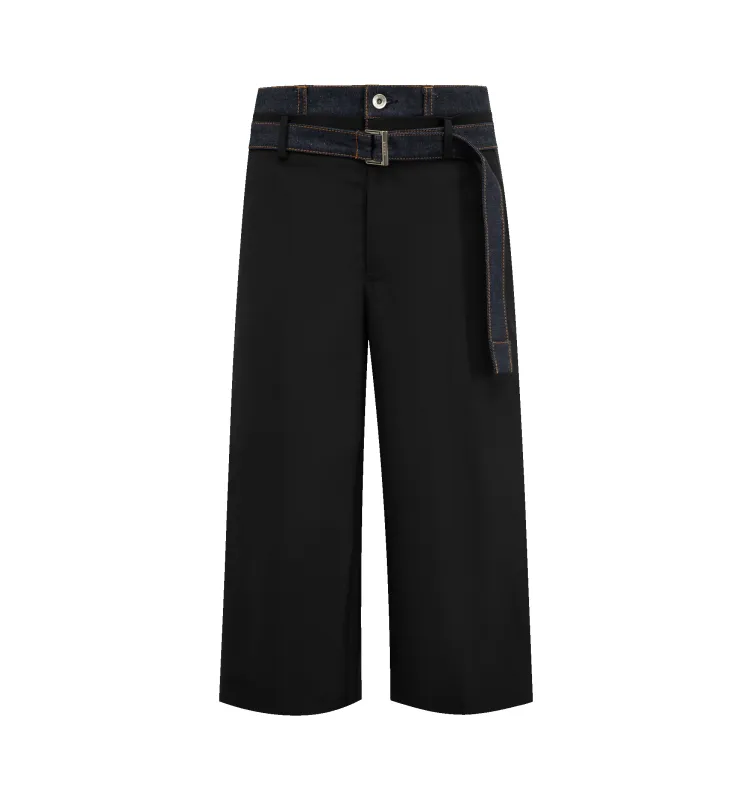 SUITING X DENIM PANTS (WOMENS) made by Sacai