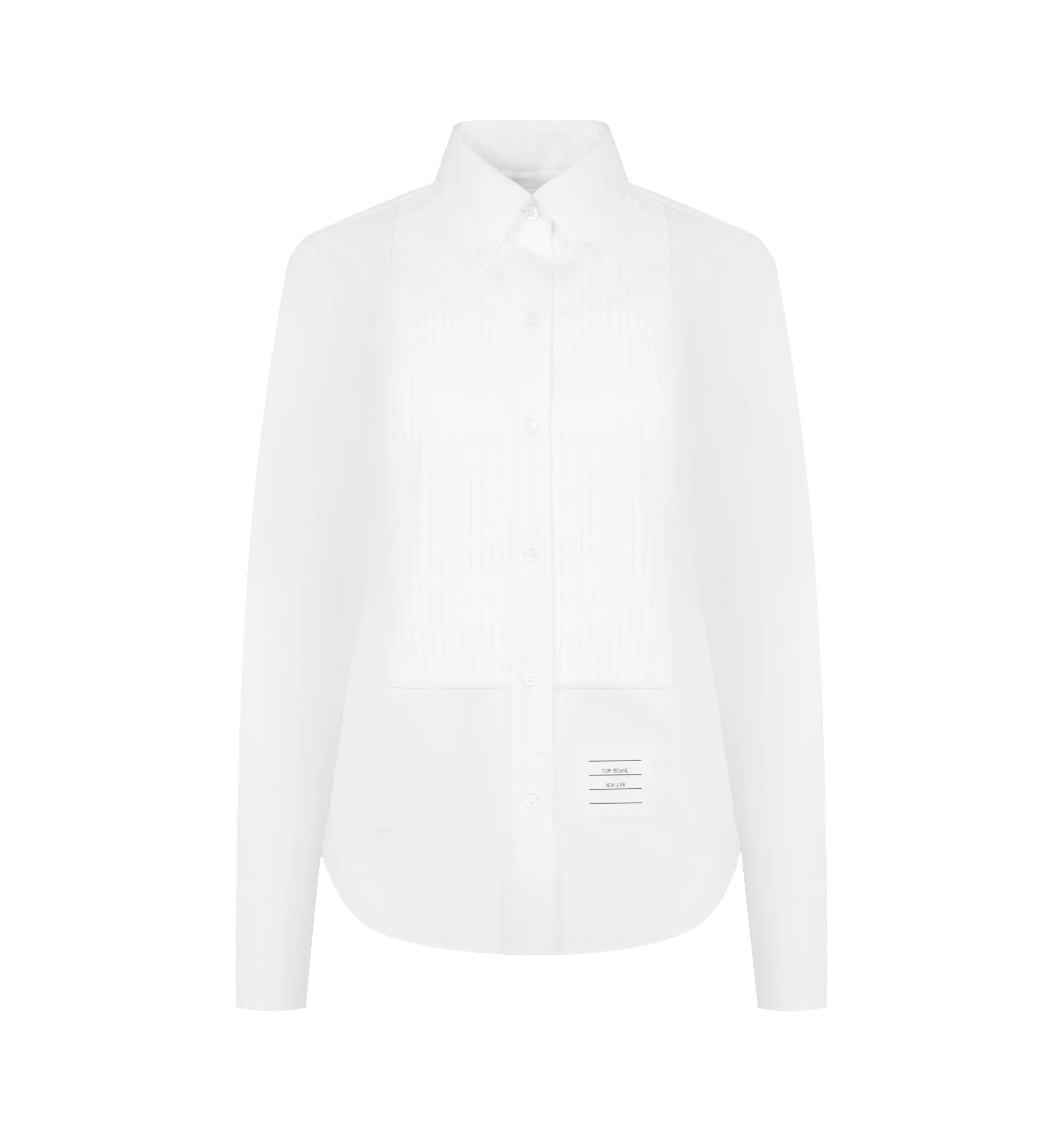FRENCH CUFF PLEATED BIB SHIRT (WOMENS) sold by Hirshleifers