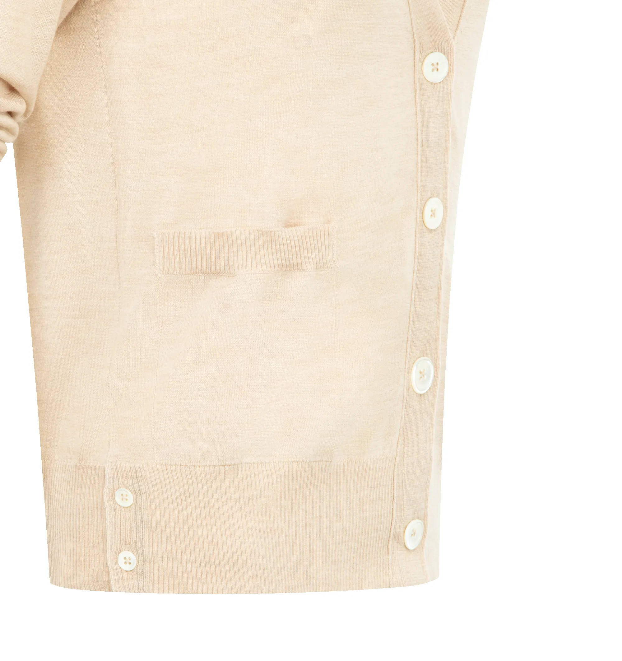 MERINO WOOL 4-BAR CARDIGAN (WOMENS) sold by Hirshleifers product image thumbnail 3