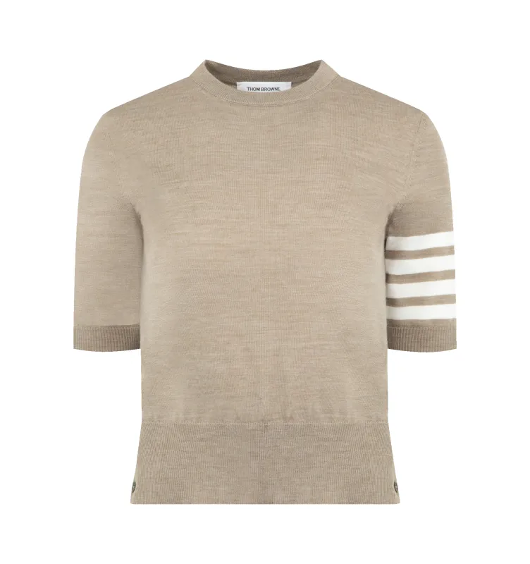 FINE MERINO WOOL 4-BAR TEE (WOMENS) sold by Hirshleifers