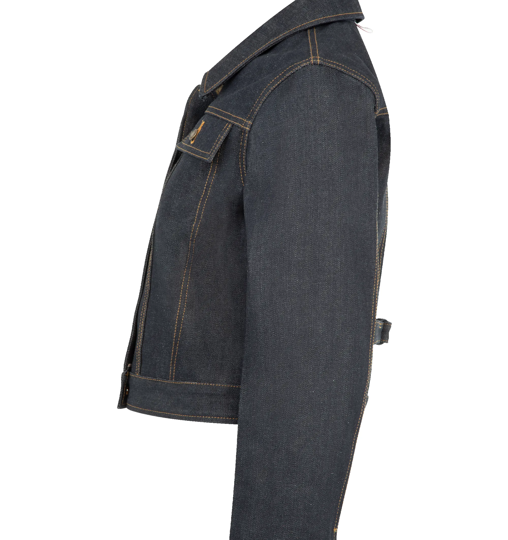 SELVEDGE DENIM SHRUNKEN JACKET (WOMENS) sold by Hirshleifers product image thumbnail 3