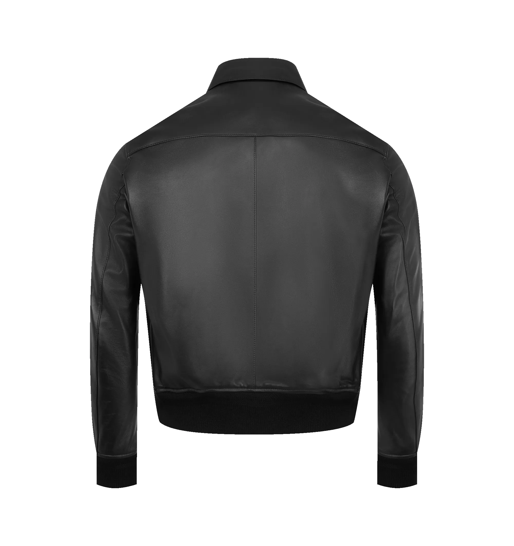 SOFT NAPPA PLONGE COLLAR BLOUSON (MENS) sold by Hirshleifers product image thumbnail 2