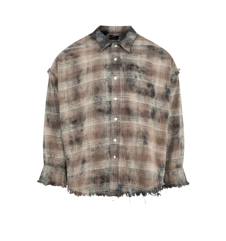SHREDDED SEAM DROP NECK SHIRT (MENS) sold by Hirshleifers