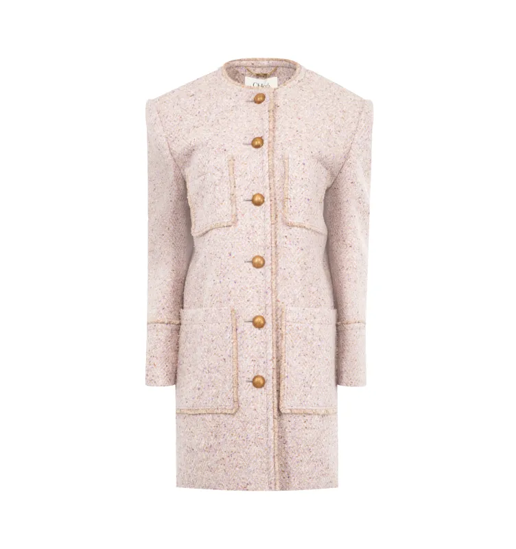 WOOL BLEND TWEED COAT (WOMENS) sold by Hirshleifers