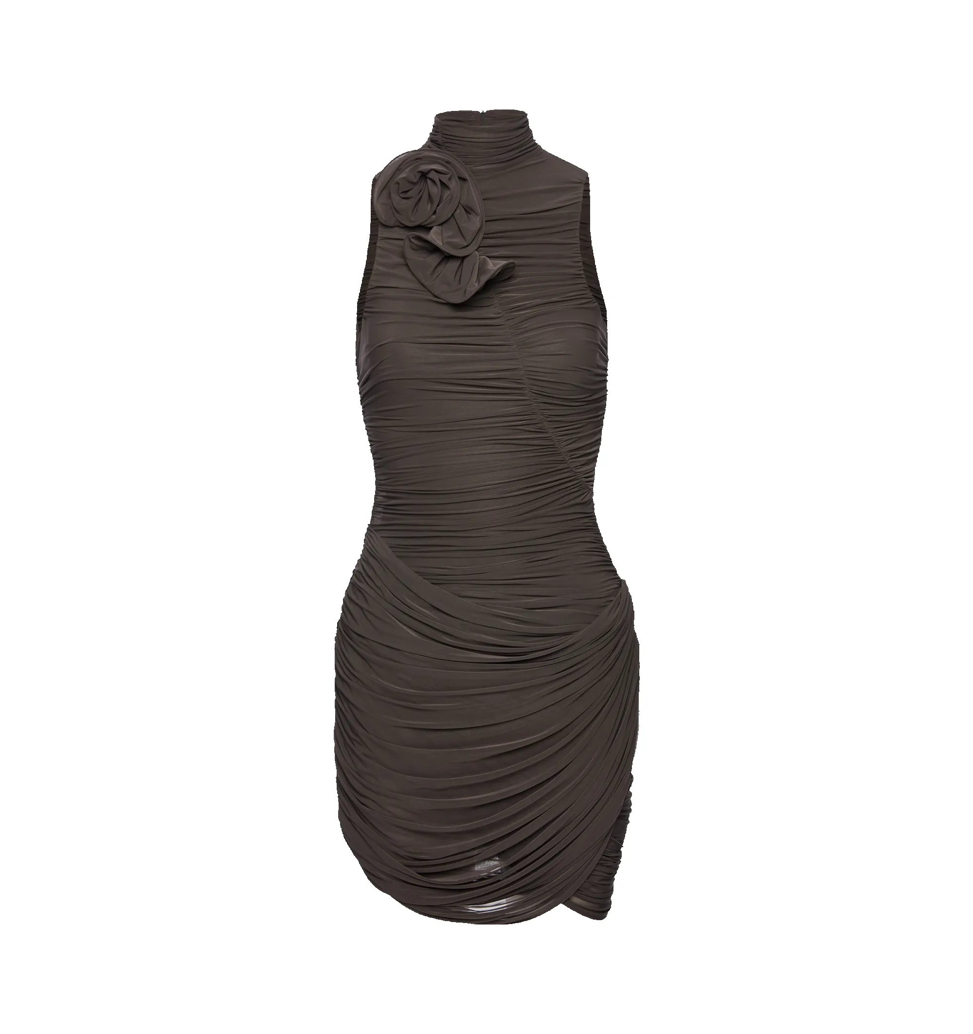 HIGH NECK DRAPED DRESS (WOMENS) sold by Hirshleifers