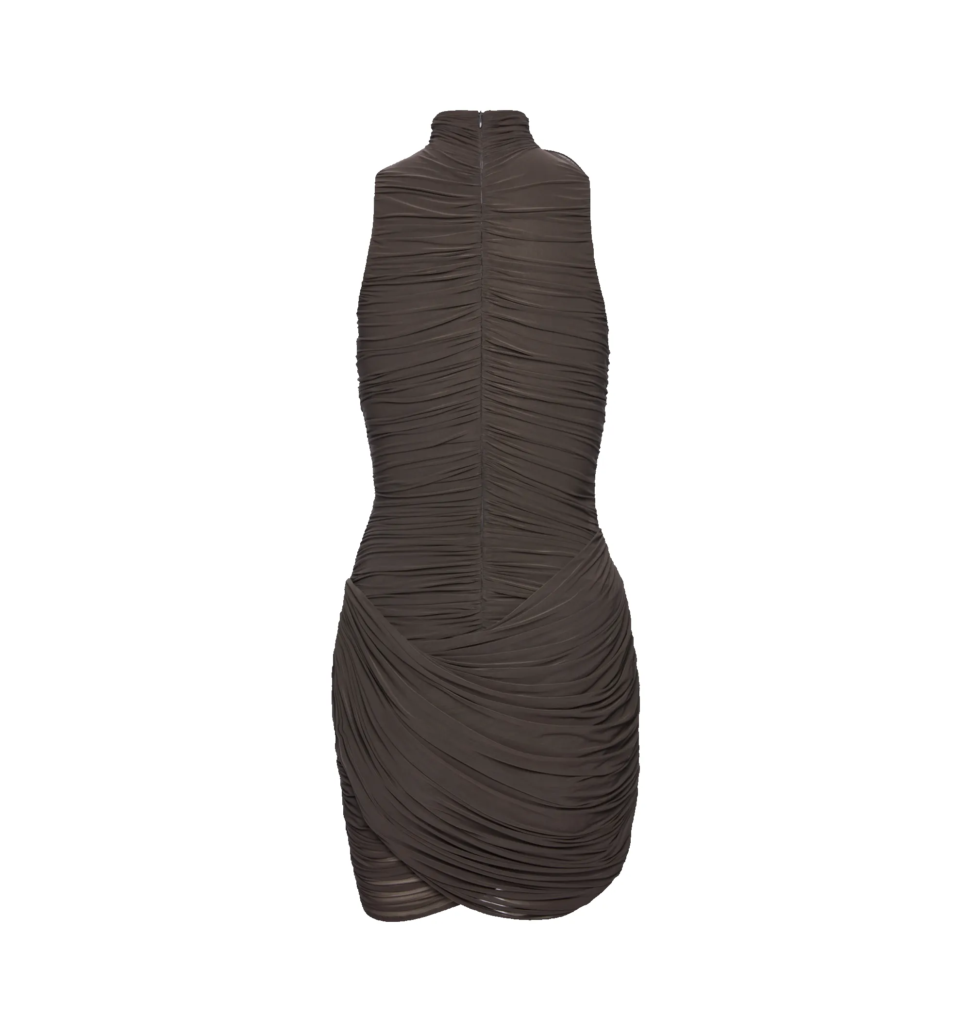 HIGH NECK DRAPED DRESS (WOMENS) sold by Hirshleifers product image thumbnail 2