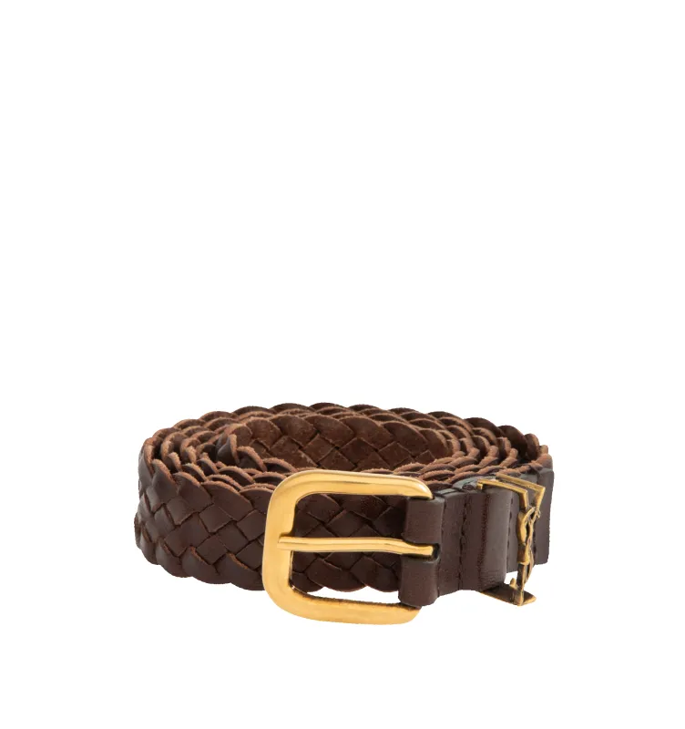 WOVEN LEATHER BELT sold by Hirshleifers