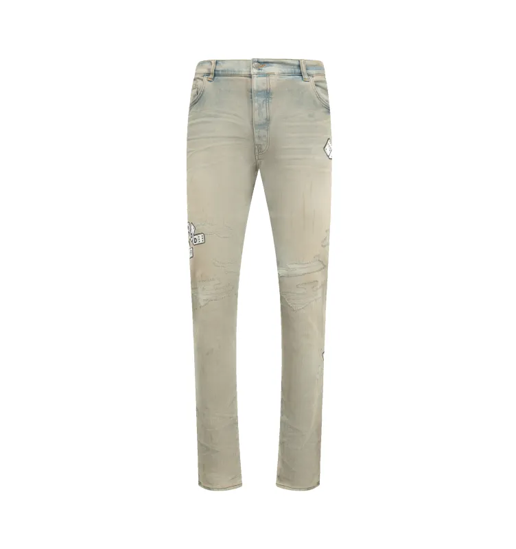 DOMINO APPLIQUE SKINNY JEAN (MENS) made by Hirshleifers