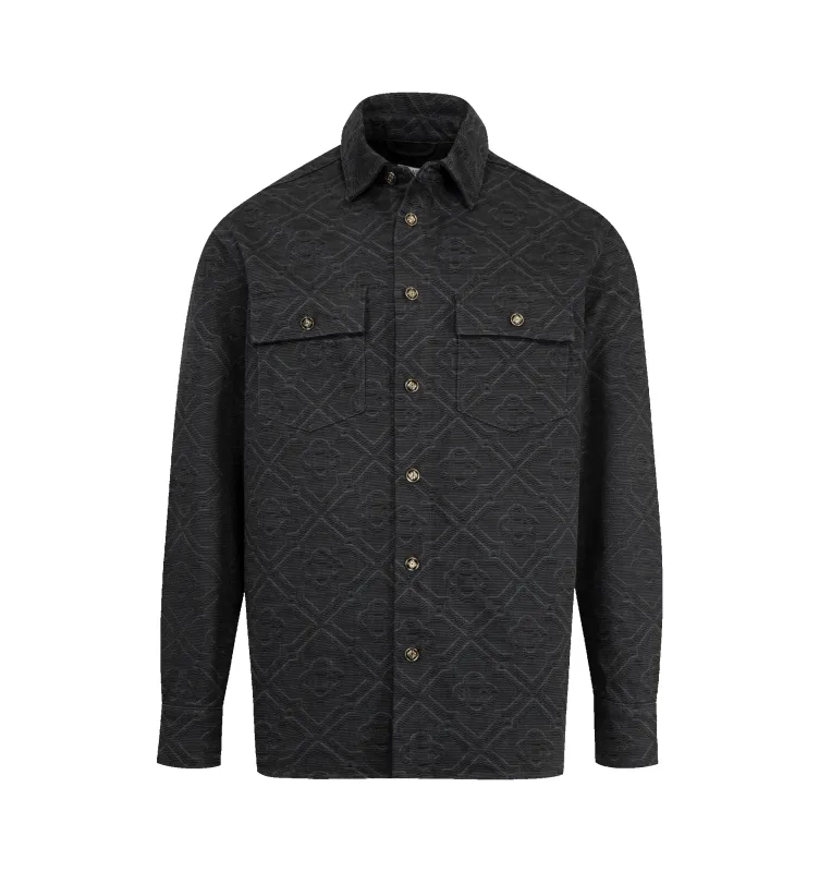 LASER MONOGRAM DENIM SHIRT (MENS) made by Casablanca