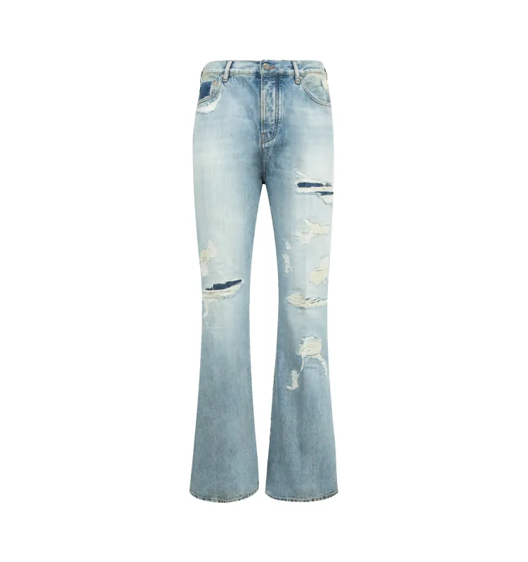 DISTRESSED BOOT CUT JEAN (MENS) made by AMIRI