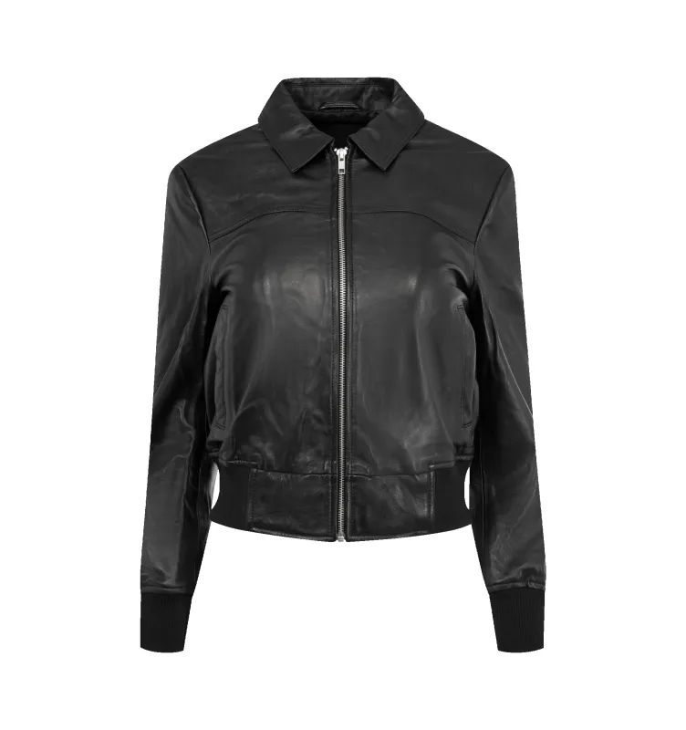 BERLIN LEATHER JACKET (WOMENS) sold by Hirshleifers