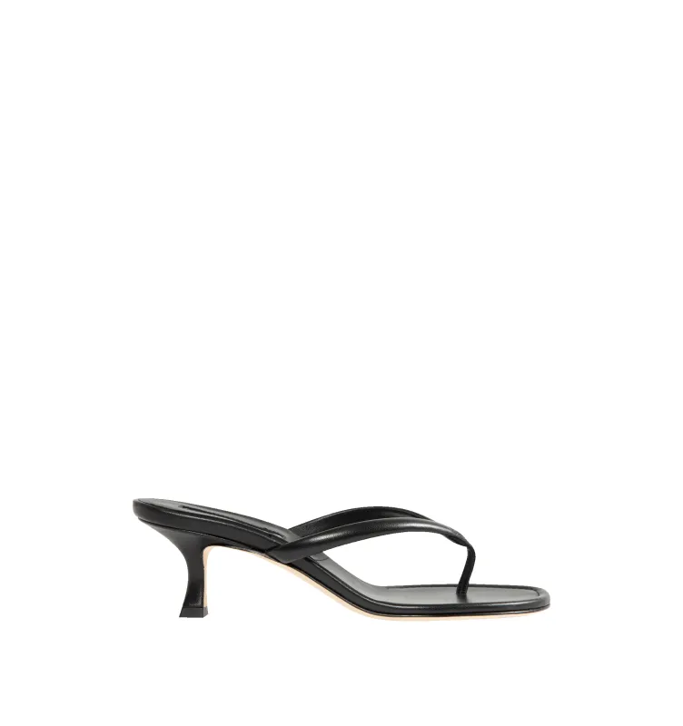 PATERNO LEATHER HEELED SANDAL (WOMENS) made by Manolo Blahnik