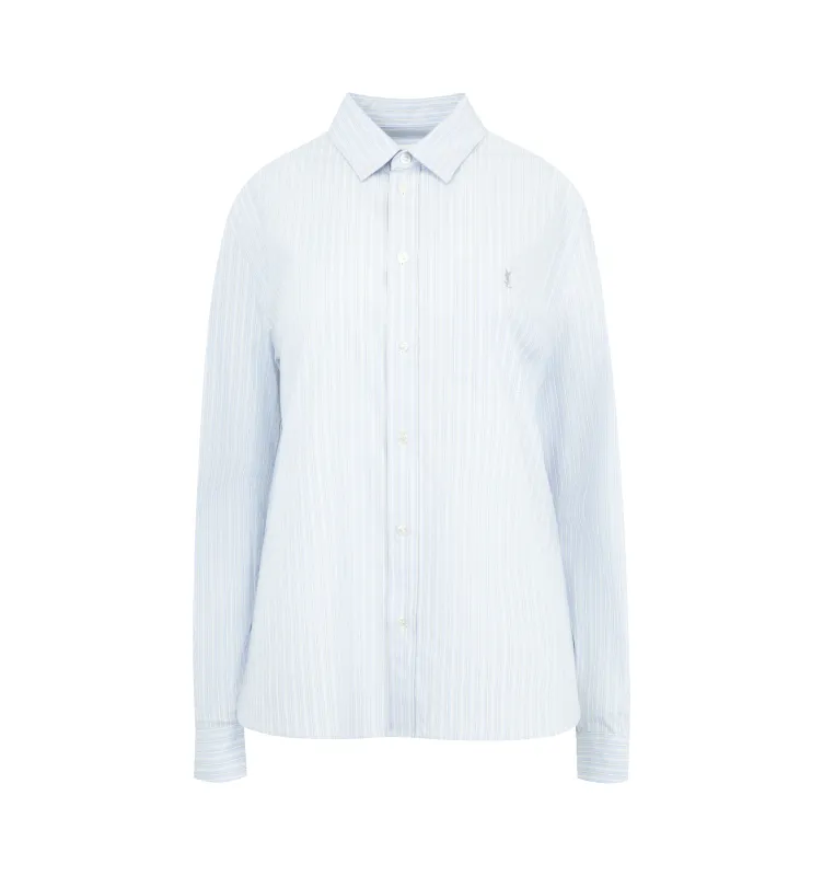 STRIPED COTTON POPLIN SHIRT (WOMENS) sold by Hirshleifers