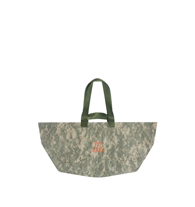 CAMO PATCHWORK KENZIE TOTE BAG made by Hirshleifers