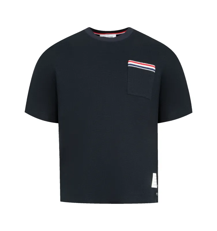 TEXTURED COTTON LINEN TEE (MENS) sold by Hirshleifers