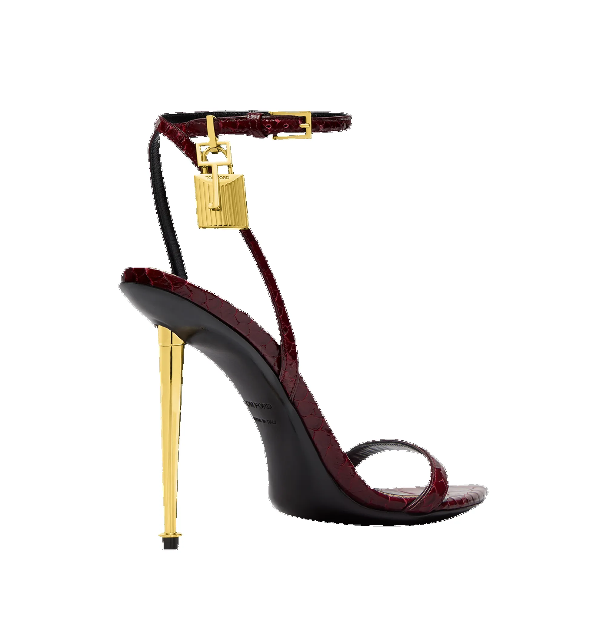 PRINTED PYTHON POINTY NAKED SANDAL (WOMENS) sold by Hirshleifers product image thumbnail 3