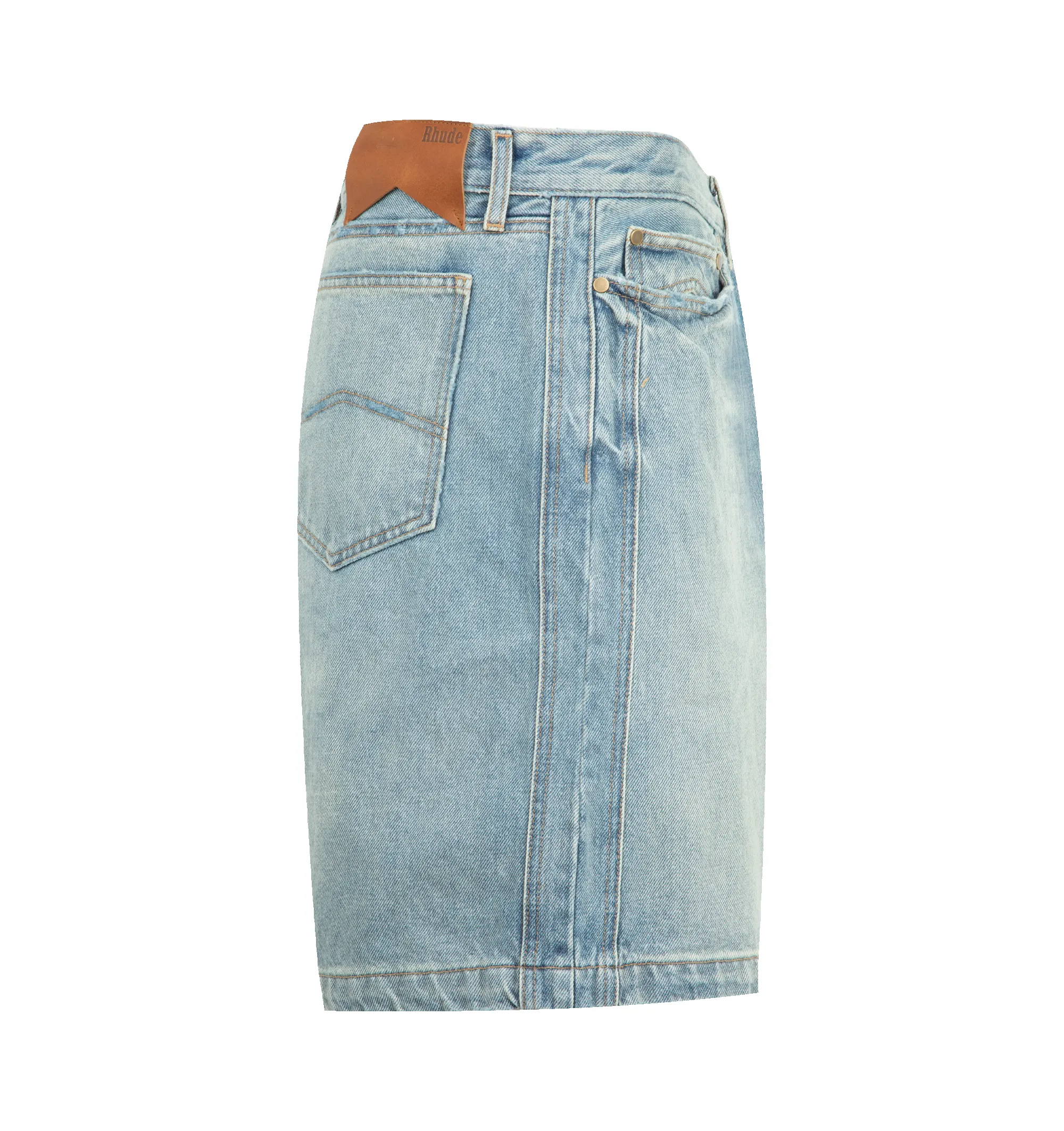 BOXY TRAXEDO DENIM SHORT (MENS) sold by Hirshleifers product image thumbnail 3