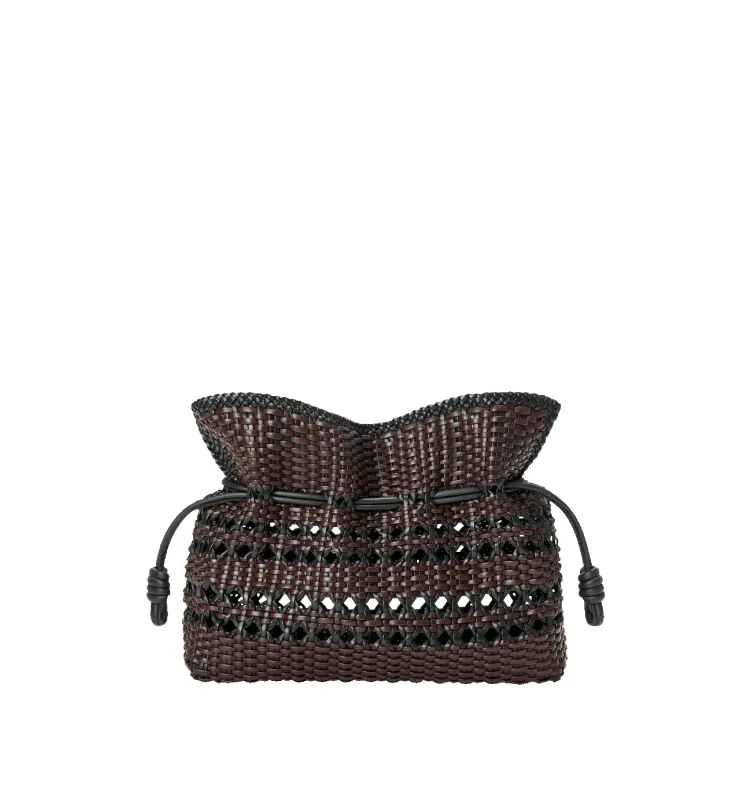 FLAMENCO WOVEN MEDIUM CLUTCH sold by Hirshleifers