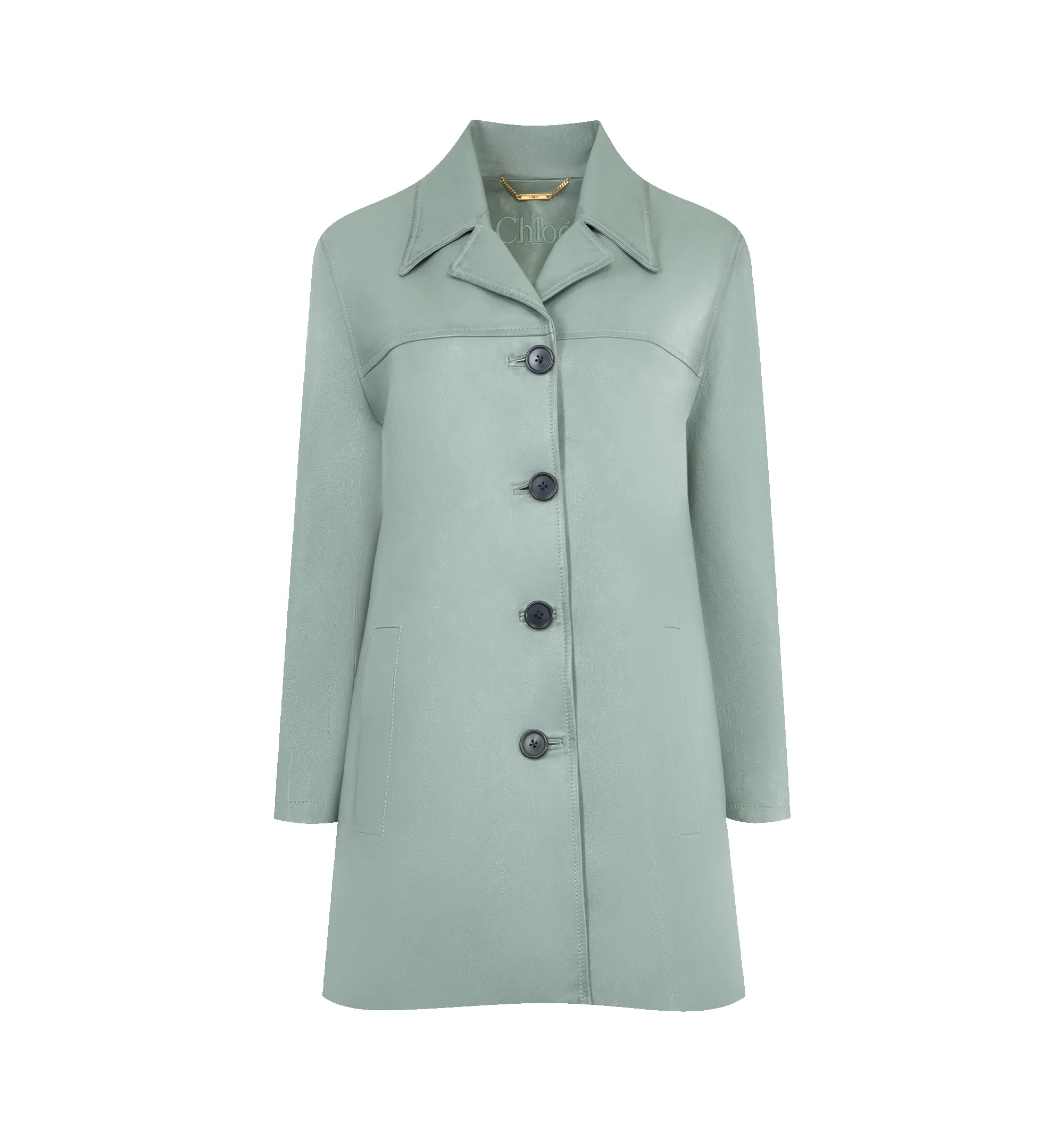 WAXY LEATHER COAT (WOMENS) sold by Hirshleifers