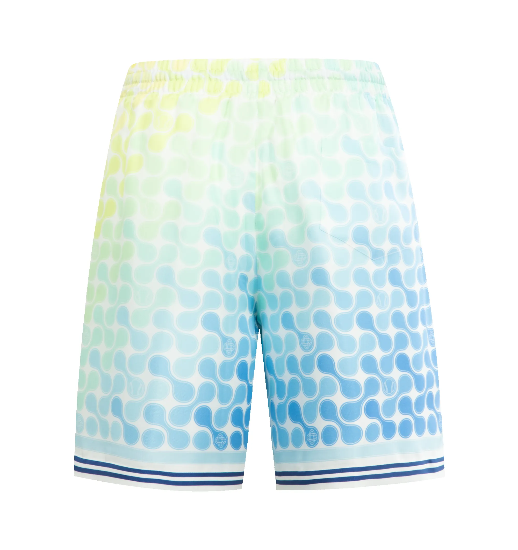 TENNIS TILE SILK SHORTS (MENS) sold by Hirshleifers product image thumbnail 2