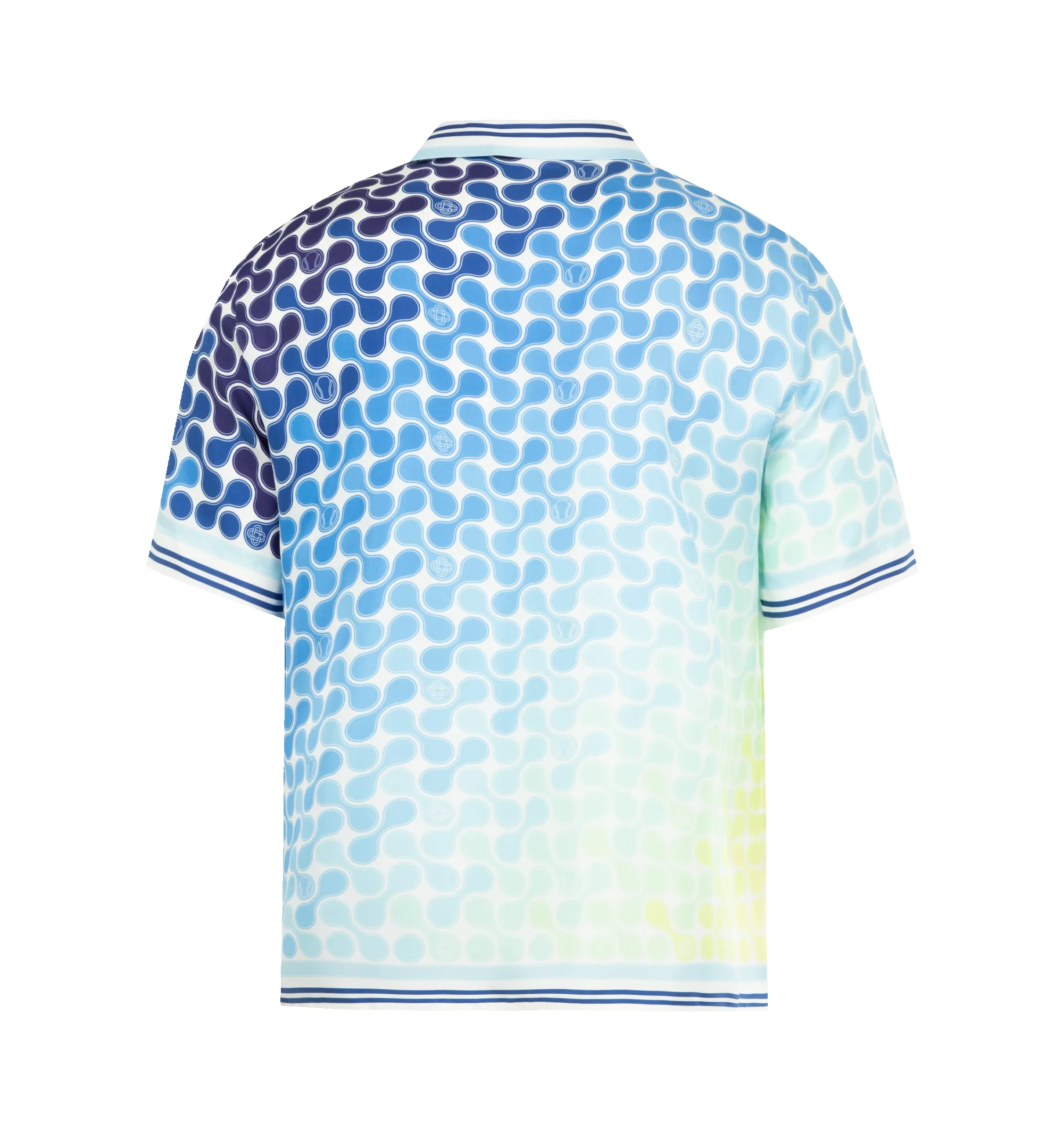 TENNIS TILE CUBAN COLLAR SHIRT (MENS) sold by Hirshleifers product image thumbnail 2