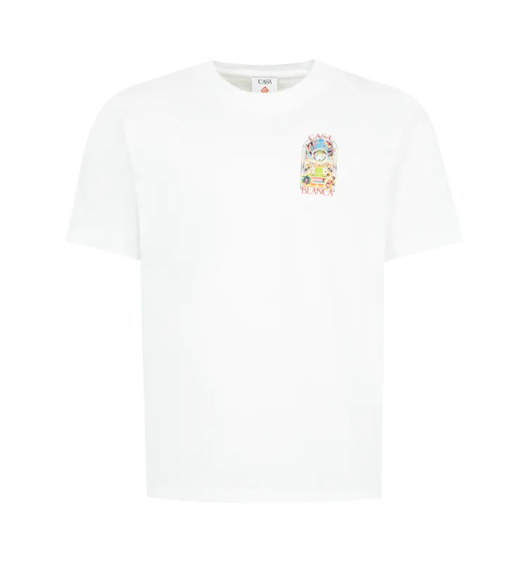 TENNIS LANDSCAPE T-SHIRT (MENS) made by Casablanca