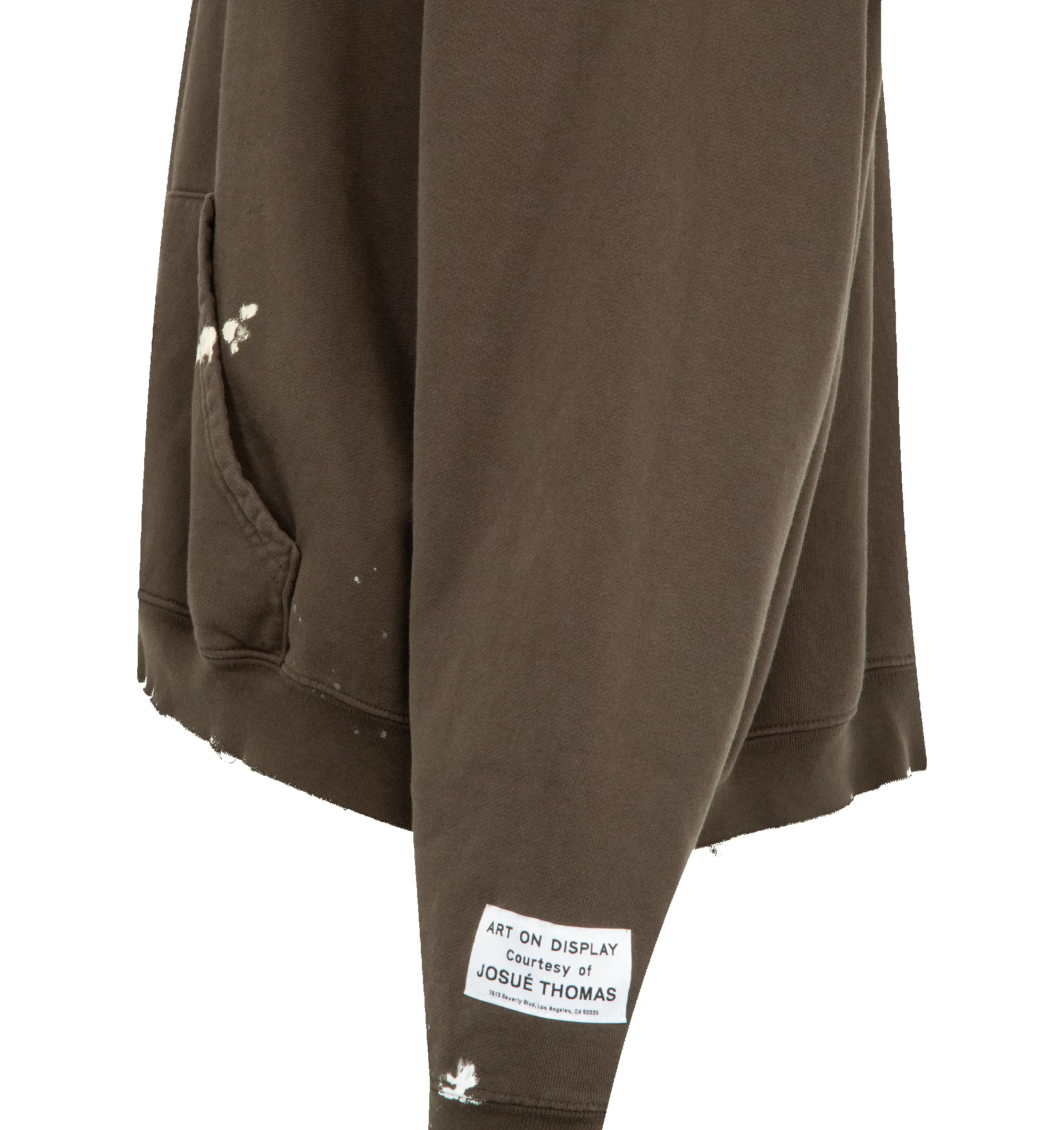 FRENCH LOGO PAINTED HOODIE (MENS) sold by Hirshleifers product image thumbnail 3