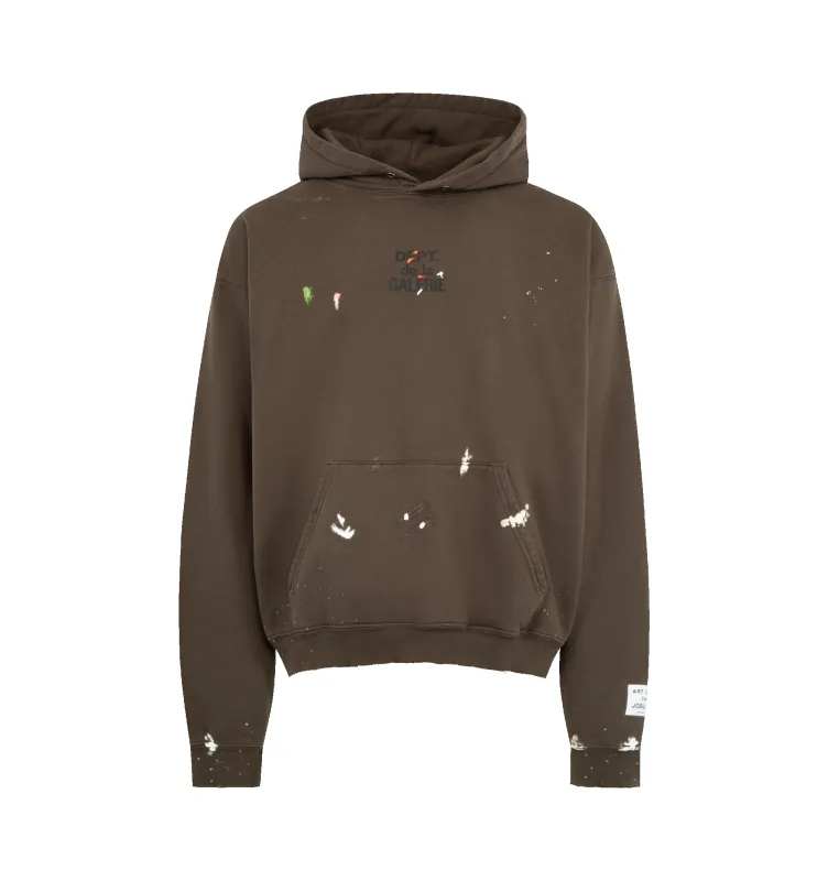 FRENCH LOGO PAINTED HOODIE (MENS) made by Hirshleifers