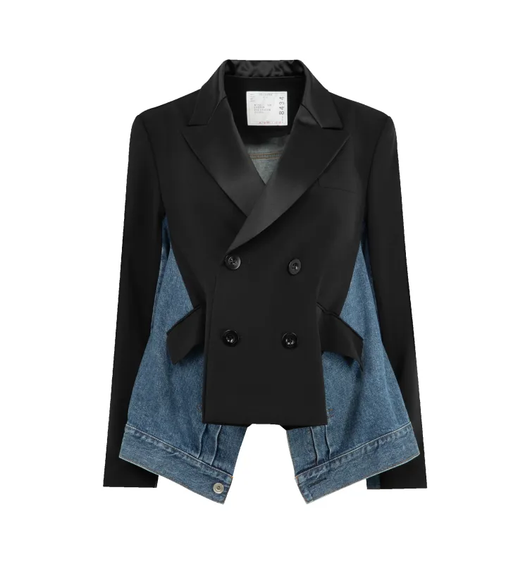 WOOL SUITING X DENIM JACKET (WOMENS) sold by Hirshleifers