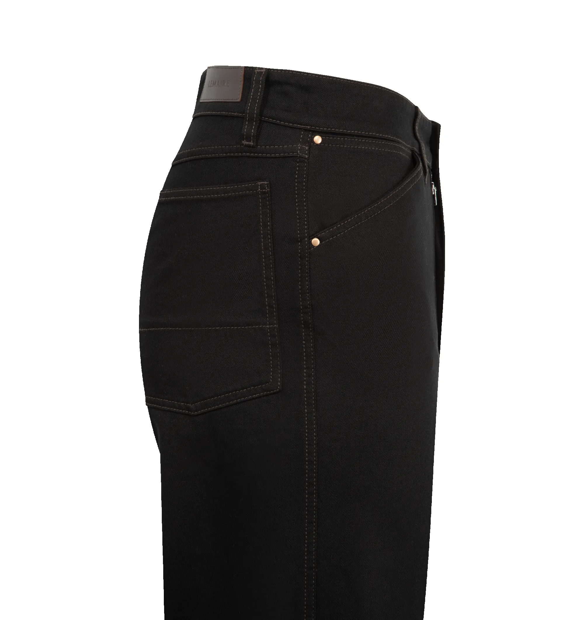 WIDE DENIM PANTS (MENS) sold by Hirshleifers product image thumbnail 3