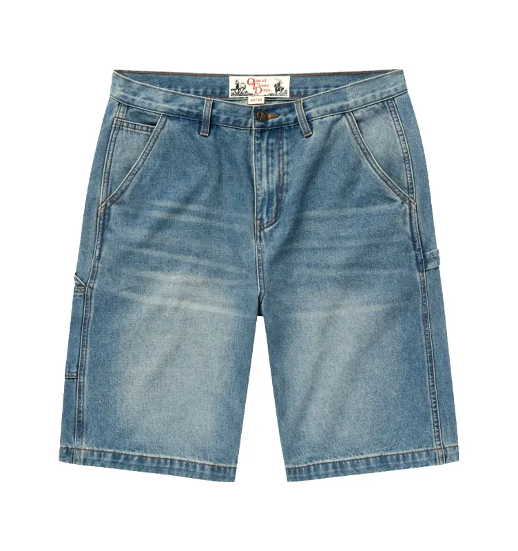 DENIM PAINTER SHORTS (MENS) made by One Of These Days