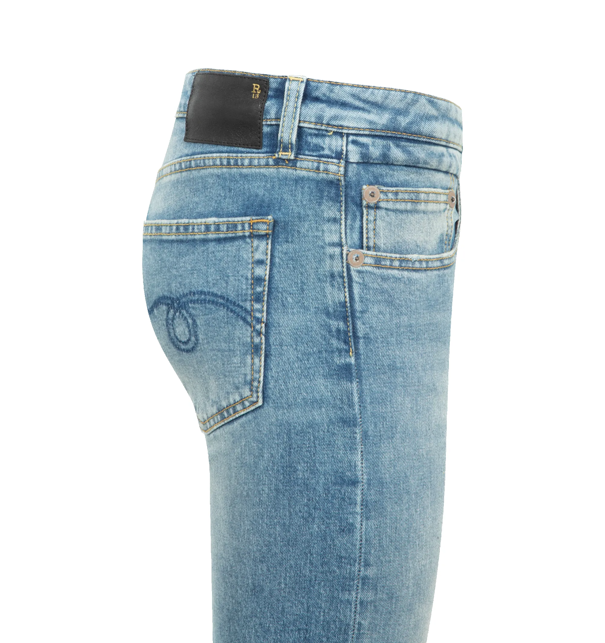 BOY RIPS STRAIGHT JEAN (WOMENS) sold by Hirshleifers product image thumbnail 3