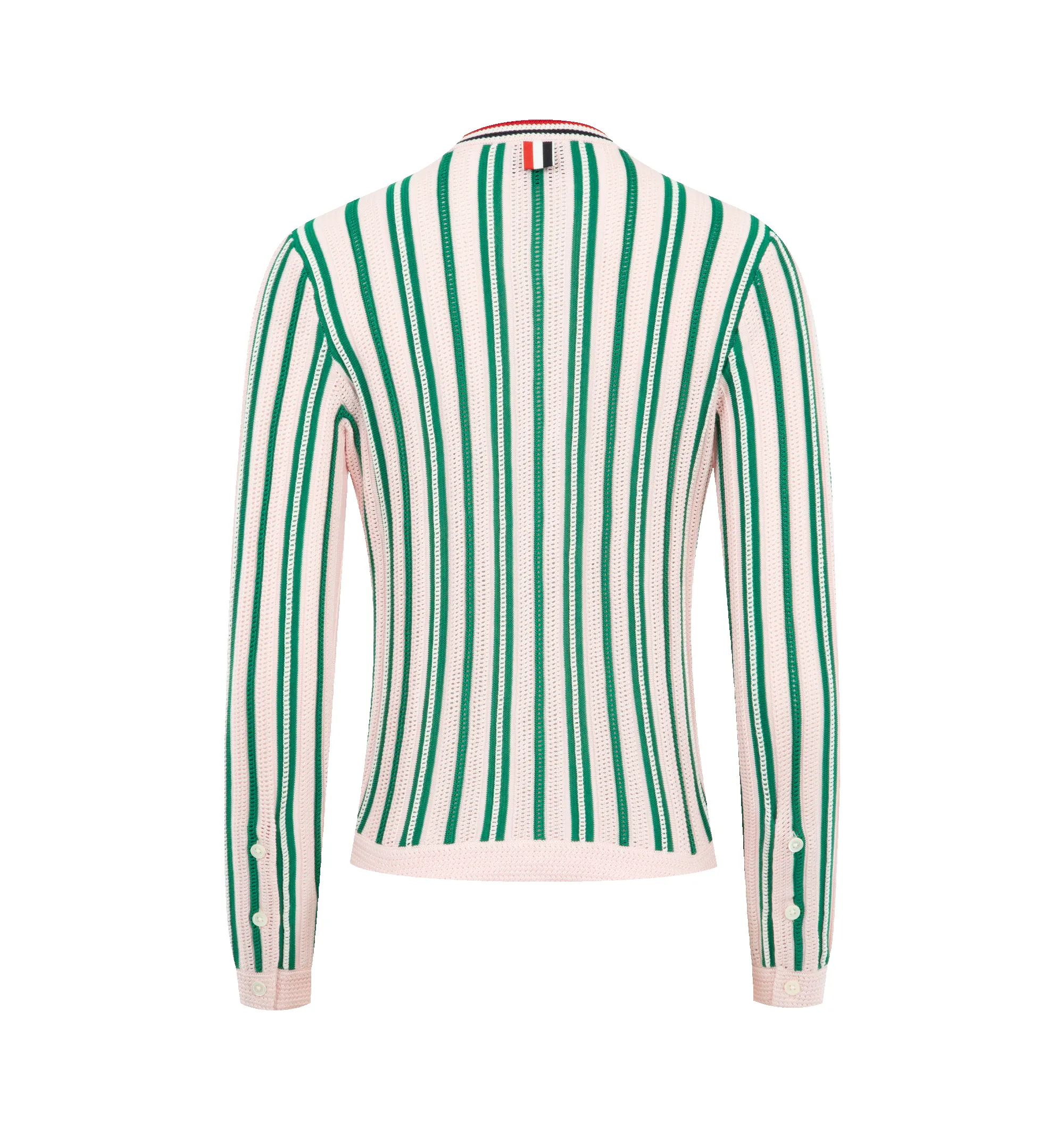 CROCHET STITCH STRIPE CARDIGAN (WOMENS) sold by Hirshleifers product image thumbnail 2