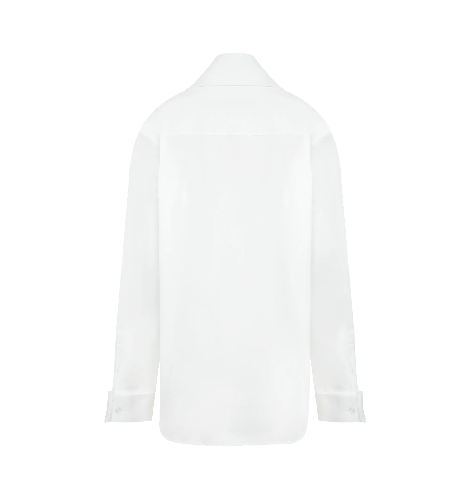 LAVALLIERE SHIRT IN COTTON POPLIN (WOMENS) sold by Hirshleifers product image thumbnail 2