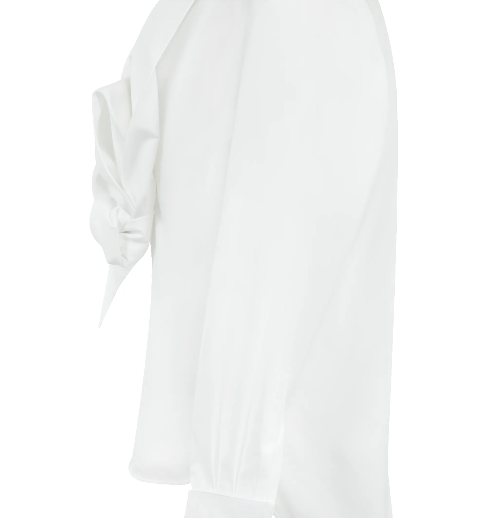 LAVALLIERE SHIRT IN COTTON POPLIN (WOMENS) sold by Hirshleifers product image thumbnail 3