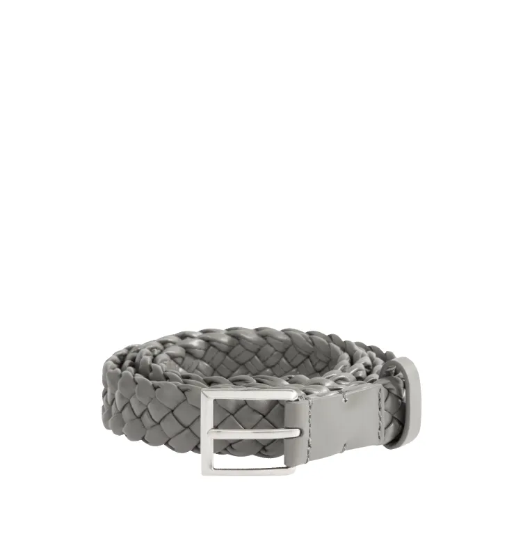 SOLO INTRECCIO LEATHER BELT (MENS) made by Bottega Veneta