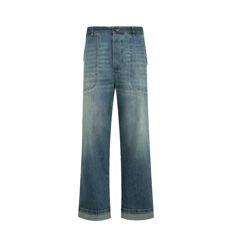 WIDE LEG JEANS (MENS) made by Maison Margiela
