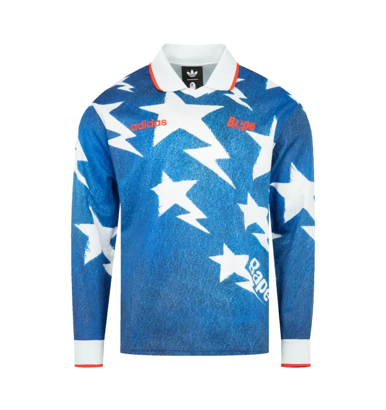 BAPE LSL STAR JERSEY (MENS) made by Adidas