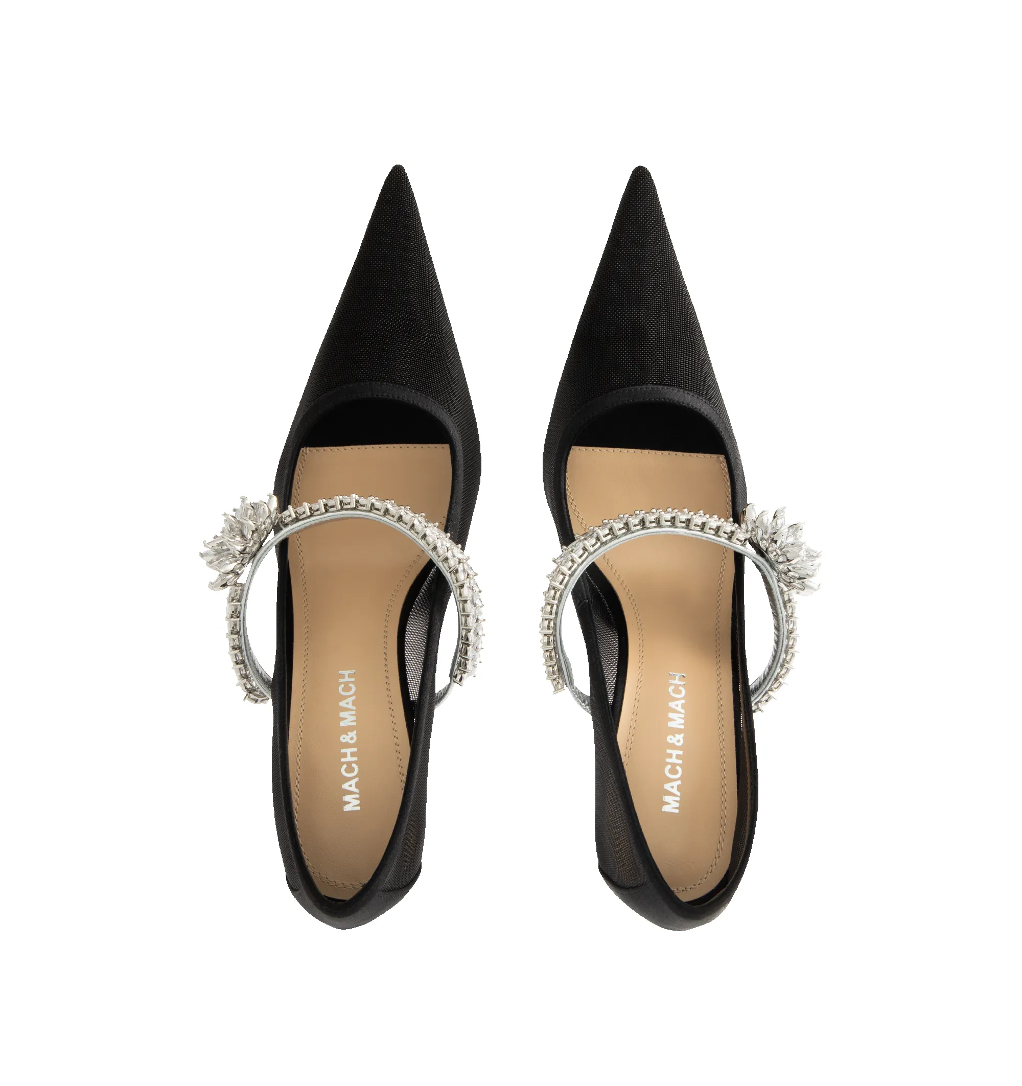 LOTUS FLOWER JEWELLED MESH PUMPS 95 (WOMENS) sold by Hirshleifers product image thumbnail 4