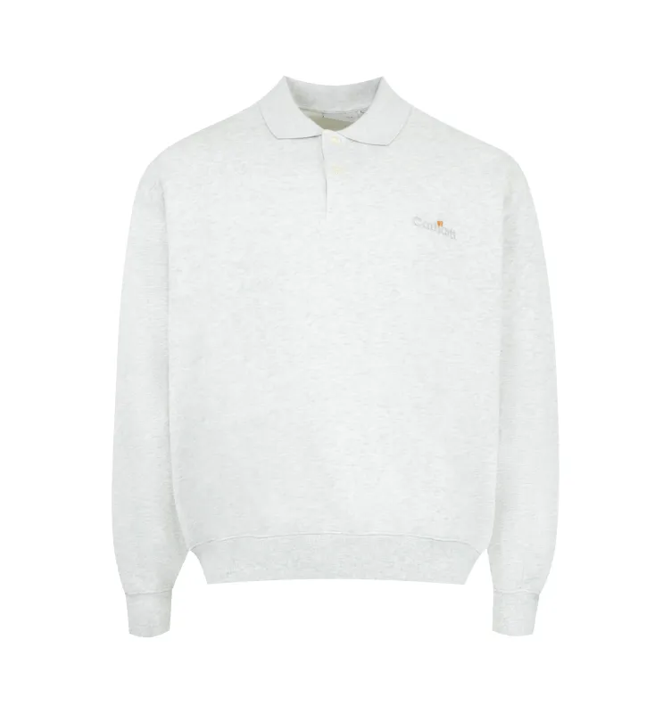 WIP LABEL POLO SWEATSHIRT (MENS) made by Carhartt WIP
