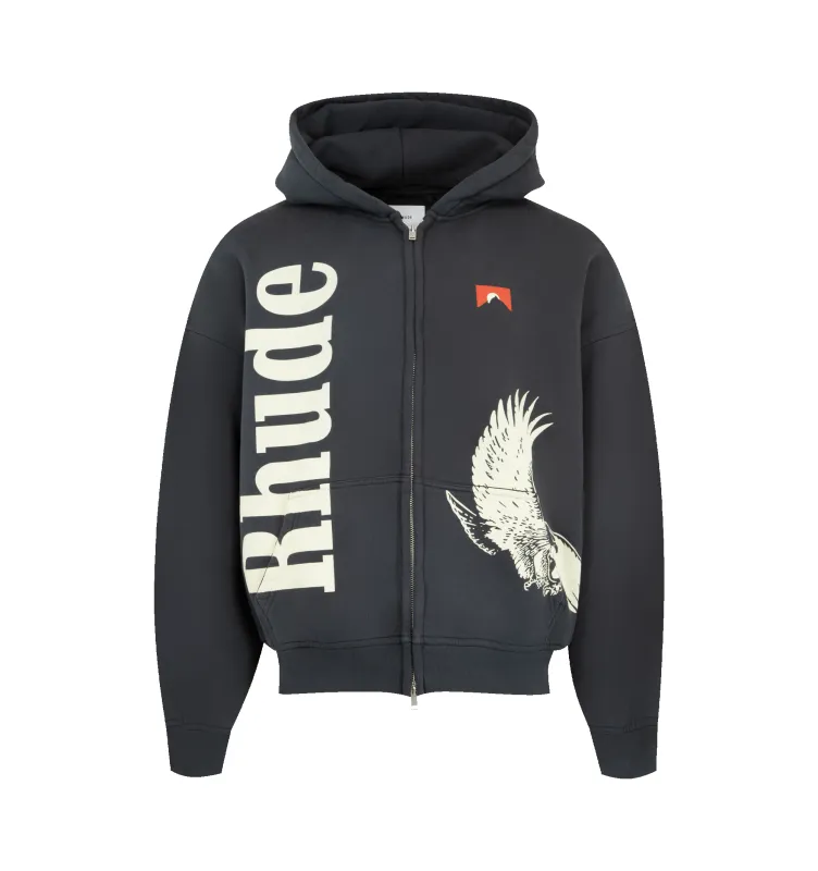 EAGLE PASS ZIP-UP HOODIE (MEN) made by Rhude