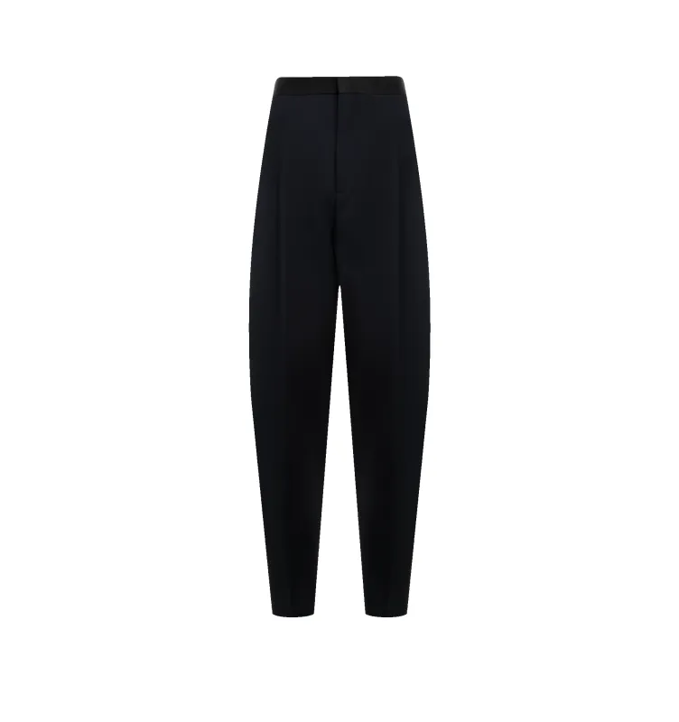 WOOL GRAIN DE POUDRE TROUSERS (WOMENS) made by Bottega Veneta
