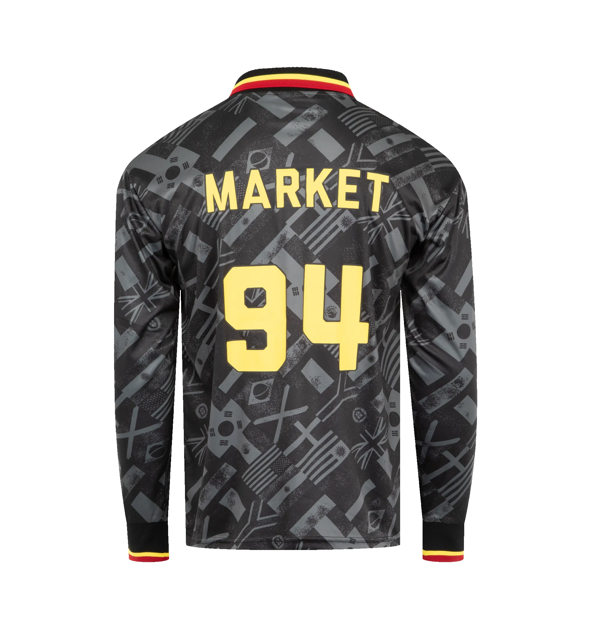 SMILEY INTERNATIONAL FLAGS SOCCER JERSEY (MENS) sold by Hirshleifers product image thumbnail 2